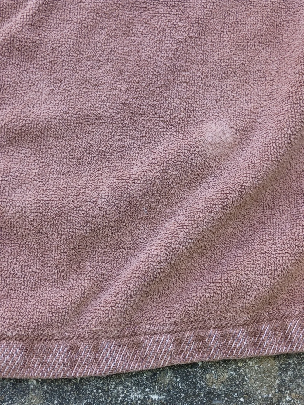 Vtg Martex Brown 1970s Butterfly Bath Towel 49
